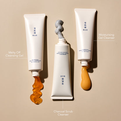 SEKKISEI BLUE Charcoal Scrub Cleanser