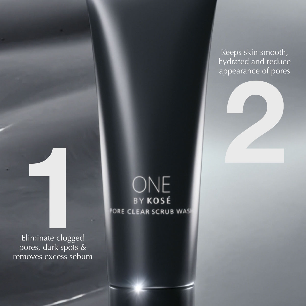 ONE BY KOSÉ PORE CLEAR SCRUB WASH