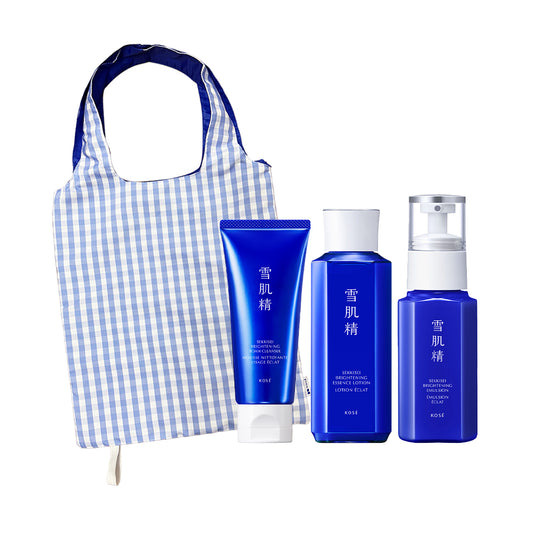 SEKKISEI BRIGHTENING HOLIDAY KIT WITH KOSE FOLDABLE BAG
