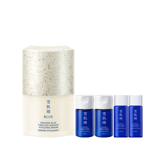 SEKKISEI  BLUE TIMELESS RADIANT VITALIZING SERUM 50ml Limited Set